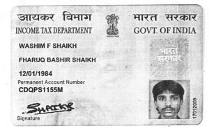 Father's Pan Card